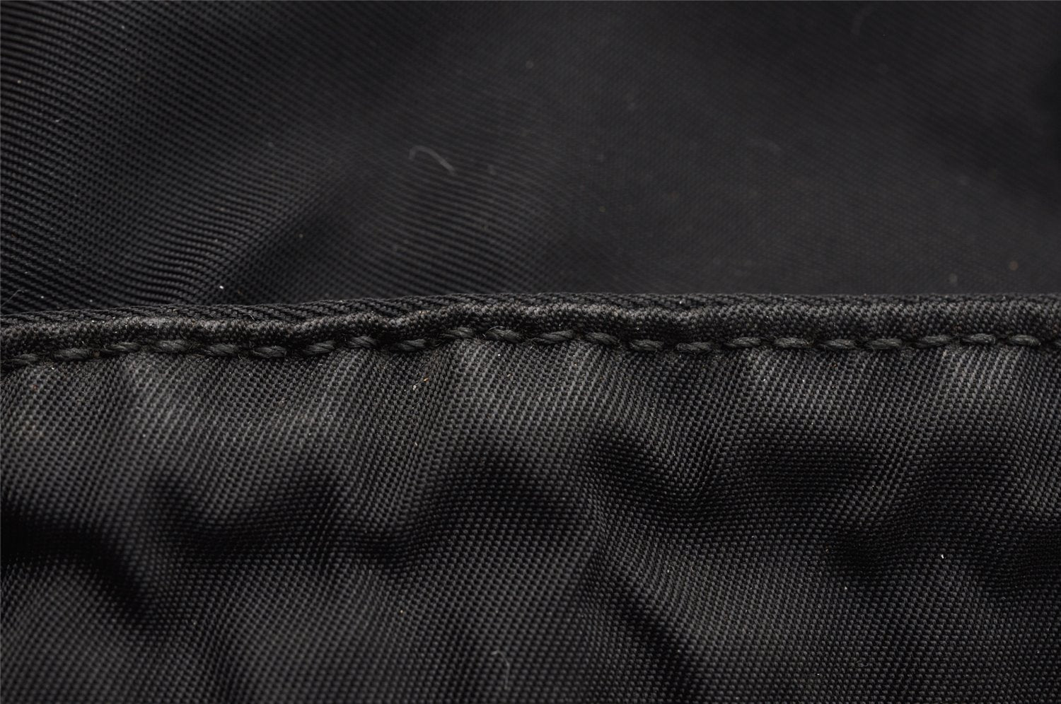 Authentic PRADA Vintage Nylon Tessuto Shoulder Cross Body Bag Black Junk 5366I