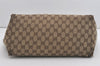 Authentic GUCCI Jolie Shoulder Tote Bag GG Canvas Enamel 211975 Brown 5367I