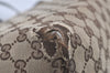 Authentic GUCCI Jolie Shoulder Tote Bag GG Canvas Enamel 211975 Brown 5367I