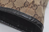 Authentic GUCCI Jolie Shoulder Tote Bag GG Canvas Enamel 211975 Brown 5367I
