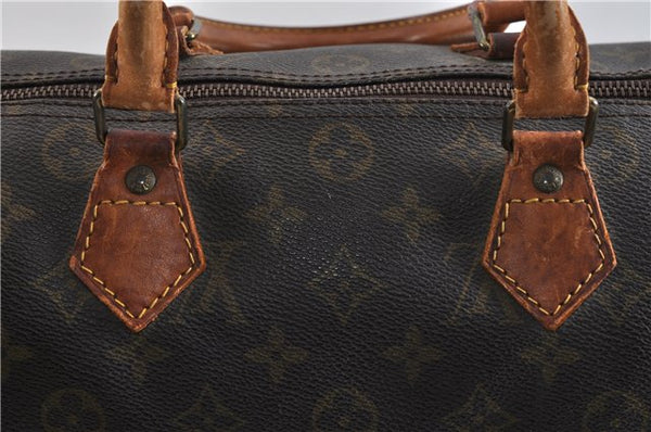 Authentic LOUIS VUITTON Monogram Speedy 30 Hand Bag M41526 LV 5369C