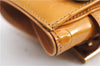 Auth Louis Vuitton Vernis Lafayette Street Bracelet Coin Purse Yellow  5369E