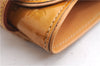 Auth Louis Vuitton Vernis Lafayette Street Bracelet Coin Purse Yellow  5369E