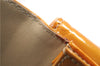 Auth Louis Vuitton Vernis Lafayette Street Bracelet Coin Purse Yellow  5369E