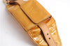 Auth Louis Vuitton Vernis Lafayette Street Bracelet Coin Purse Yellow  5369E
