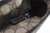 Authentic GUCCI Vintage Shoulder Hand Tote Bag GG PVC Leather 211137 Brown 5370F
