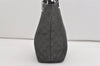 Authentic GUCCI Vintage Shoulder Tote Bag GG Canvas Leather 31244 Black 5370I