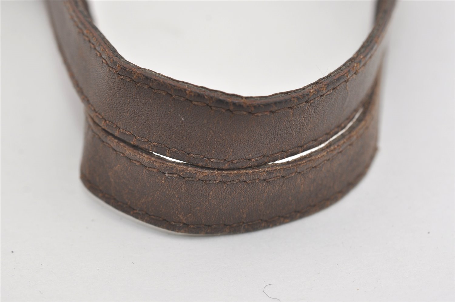 Authentic GUCCI Vintage Shoulder Tote Bag GG Canvas Leather 31243 Brown 5371I