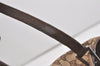 Authentic GUCCI Vintage Shoulder Tote Bag GG Canvas Leather 31243 Brown 5371I