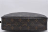 Auth Louis Vuitton Monogram Trousse Toilette 23 Clutch Hand Bag M47524 LV 5372D