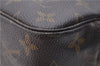 Auth Louis Vuitton Monogram Trousse Toilette 23 Clutch Hand Bag M47524 LV 5372D