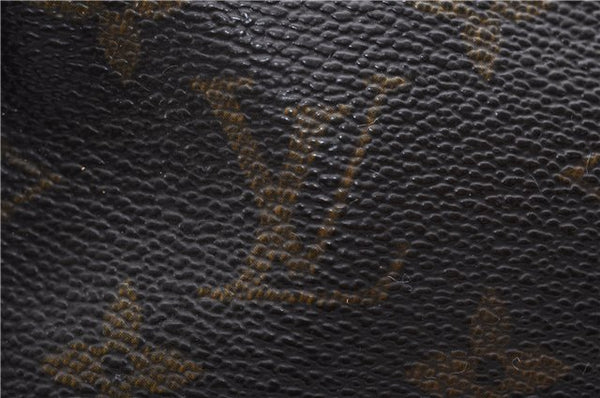 Auth Louis Vuitton Monogram Trousse Toilette 23 Clutch Hand Bag M47524 LV 5372D