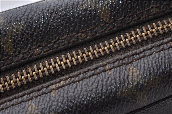 Auth Louis Vuitton Monogram Trousse Toilette 23 Clutch Hand Bag M47524 LV 5372D