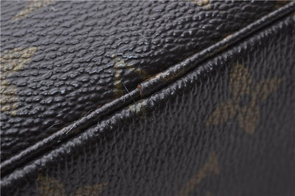 Auth Louis Vuitton Monogram Trousse Toilette 23 Clutch Hand Bag M47524 LV 5372D