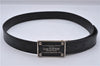 Auth Louis Vuitton Damier Graphite Ceinture Inventeur Belt 37.4" Black 5372E