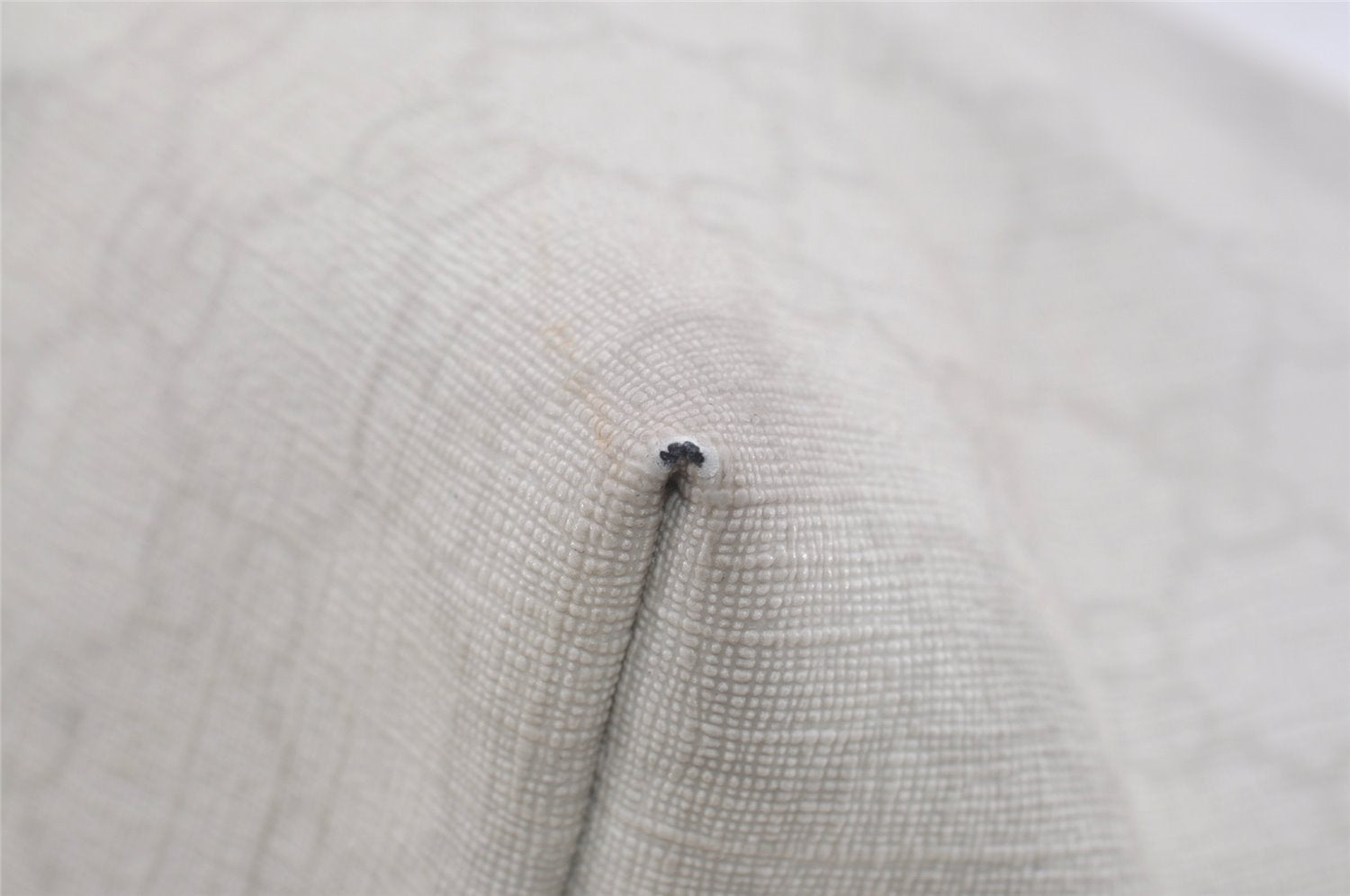 Authentic GUCCI Vintage Shoulder Tote Bag GG PVC Leather 189896 White 5372I