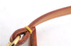 Auth Louis Vuitton Leather Strap For Pochette Accessoires Beige 13.8" LV 5373E