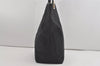 Authentic GUCCI Vintage Shoulder Tote Bag GG Canvas Leather 0021097 Black 5373I