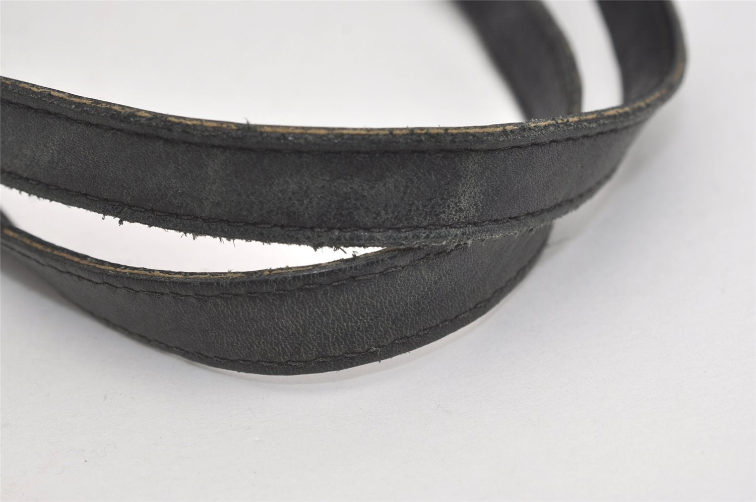 Authentic GUCCI Vintage Shoulder Tote Bag GG Canvas Leather 0021097 Black 5373I