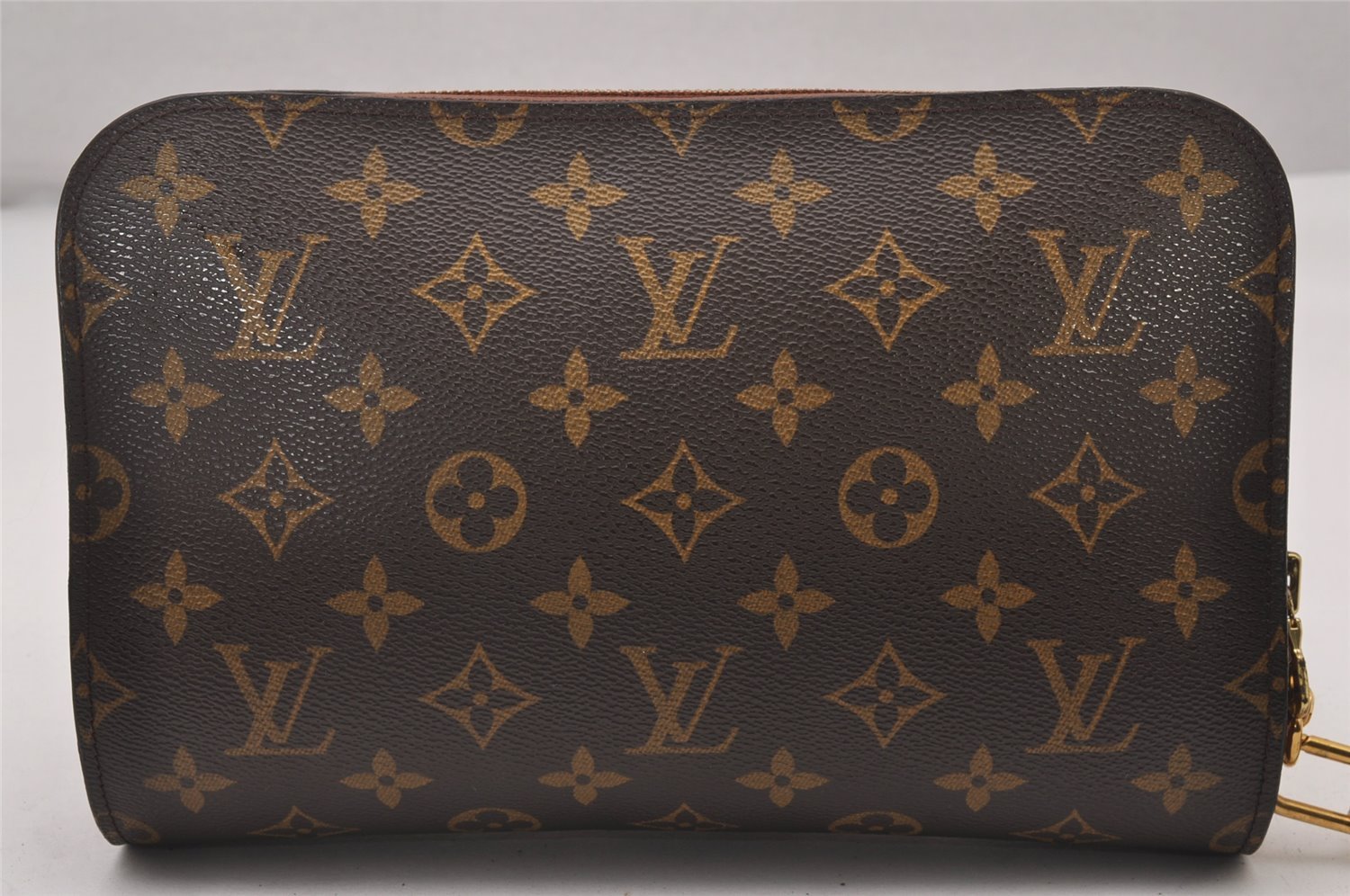 Authentic Louis Vuitton Monogram Orsay Clutch Hand Bag Purse M51790 LV 5374I