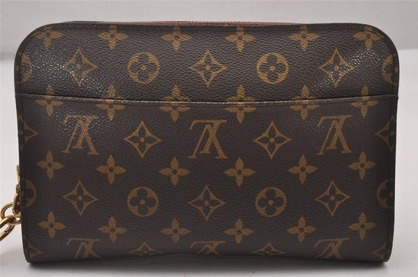 Authentic Louis Vuitton Monogram Orsay Clutch Hand Bag Purse M51790 LV 5374I