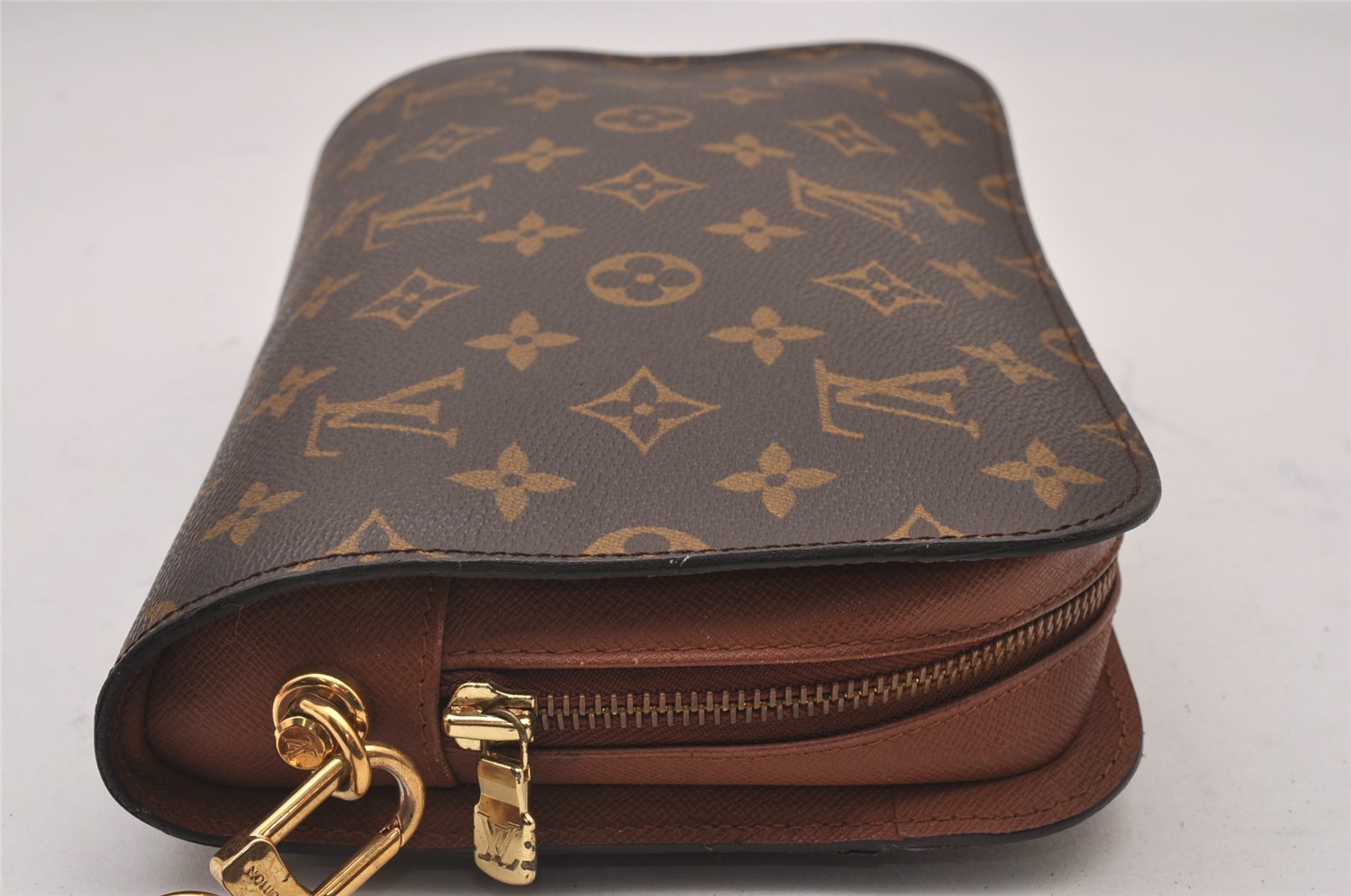 Authentic Louis Vuitton Monogram Orsay Clutch Hand Bag Purse M51790 LV 5374I