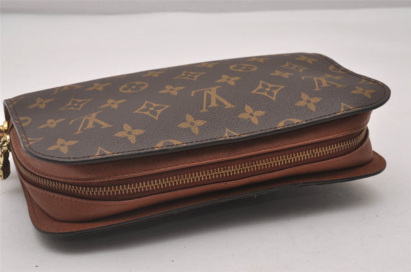 Authentic Louis Vuitton Monogram Orsay Clutch Hand Bag Purse M51790 LV 5374I