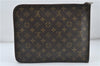 Authentic Louis Vuitton Monogram Poche Documents Document Case M53400 LV 5375D