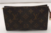 Authentic Louis Vuitton Monogram Pouch For Bucket PM LV 5376F