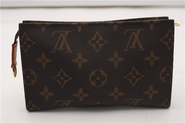 Authentic Louis Vuitton Monogram Pouch For Bucket PM LV 5376F