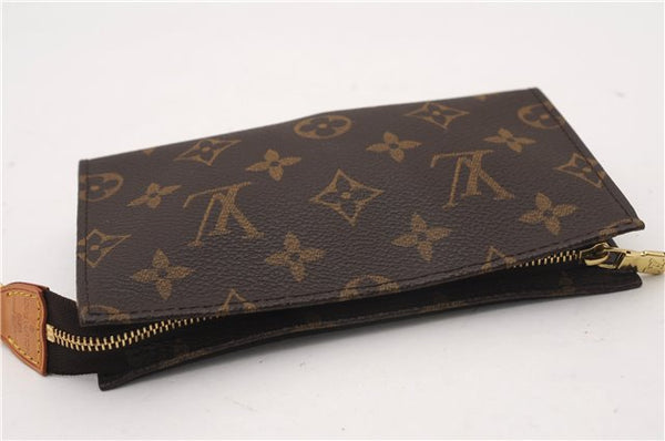 Authentic Louis Vuitton Monogram Pouch For Bucket PM LV 5376F