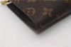 Authentic Louis Vuitton Monogram Pouch For Bucket PM LV 5376F