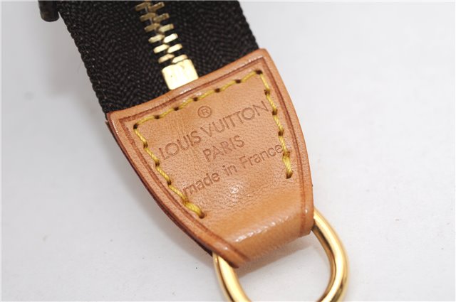 Authentic Louis Vuitton Monogram Pouch For Bucket PM LV 5376F