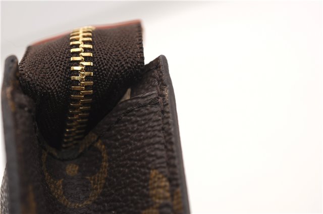 Authentic Louis Vuitton Monogram Pouch For Bucket PM LV 5376F