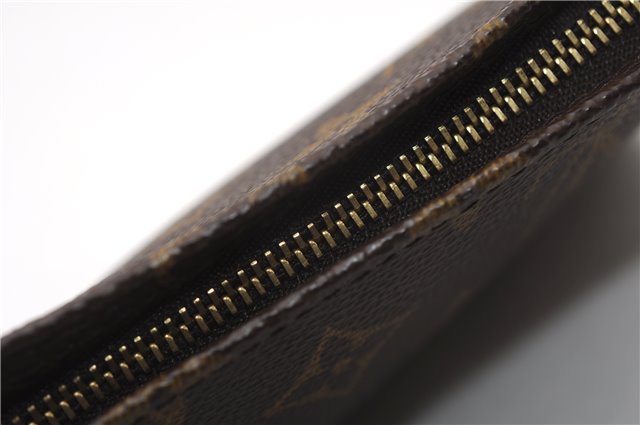 Authentic Louis Vuitton Monogram Pouch For Bucket PM LV 5376F