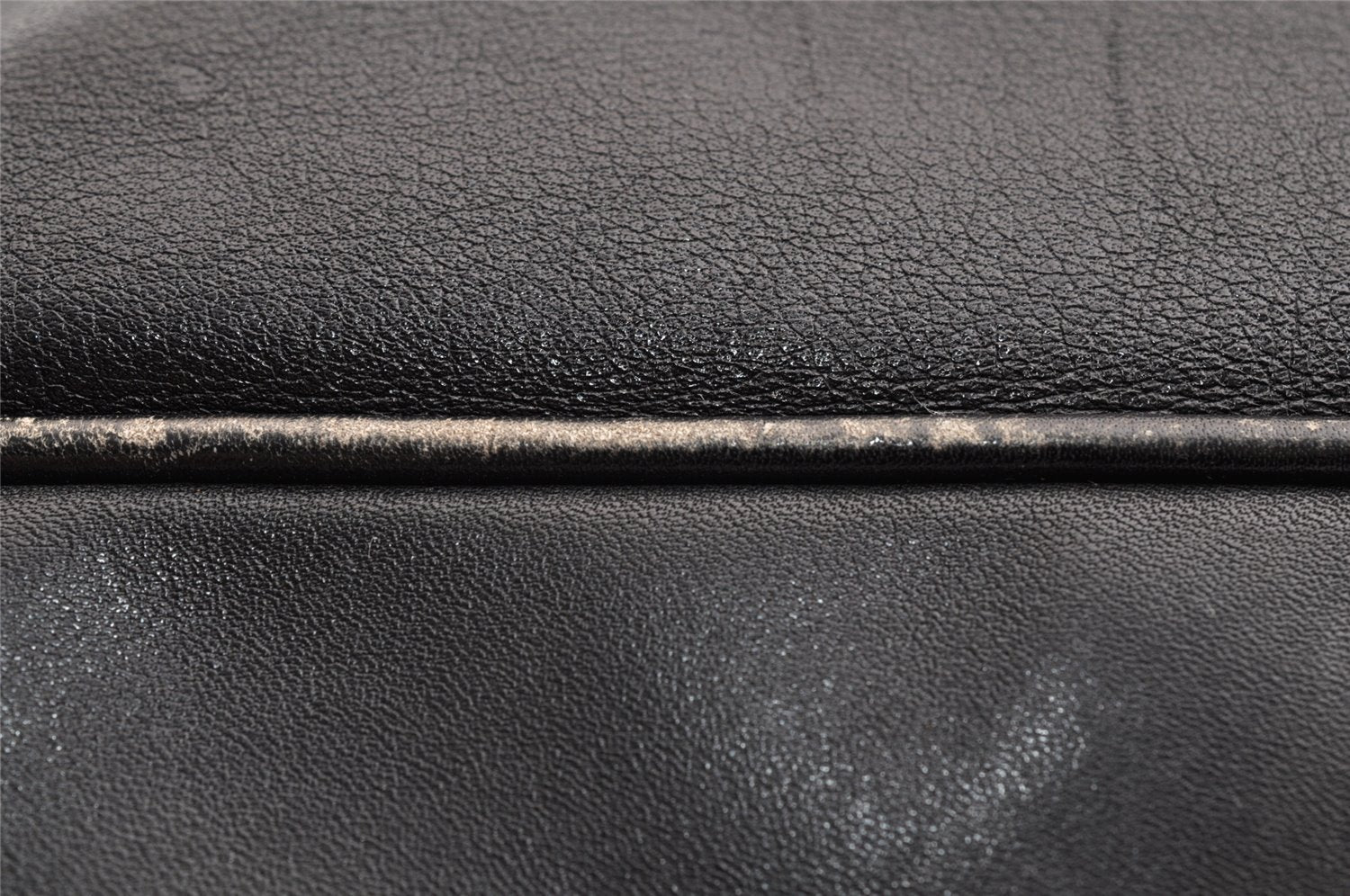 Authentic GUCCI Bamboo 2Way Shoulder Hand Bag Leather Black Junk 5376I