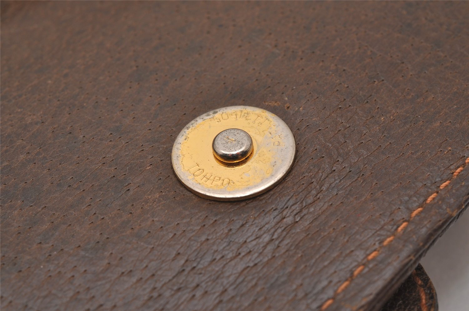 Authentic GUCCI 2Way Shoulder Clutch Bag Purse GG PVC Leather Brown Junk 5378I