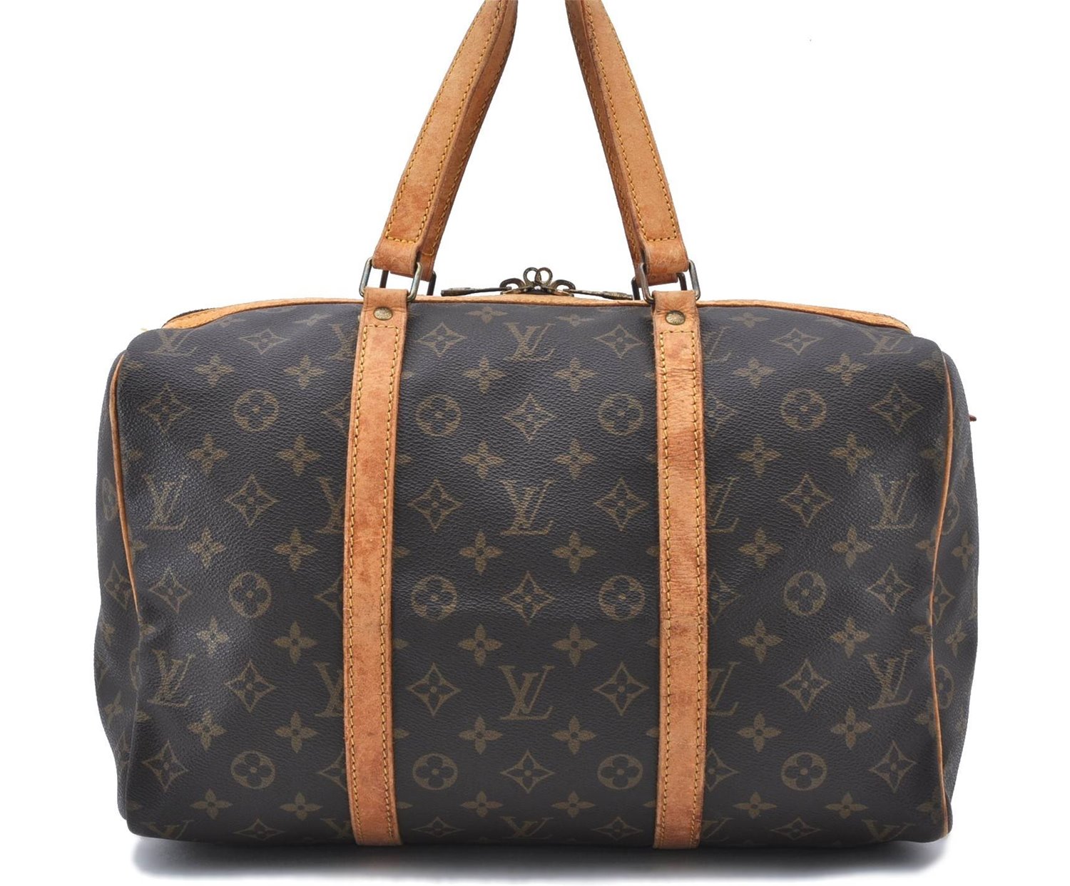 Authentic LOUIS VUITTON Monogram Sac Souple 35 Hand Boston Bag M41626 LV 5379C