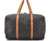 Authentic LOUIS VUITTON Monogram Sac Souple 35 Hand Boston Bag M41626 LV 5379C