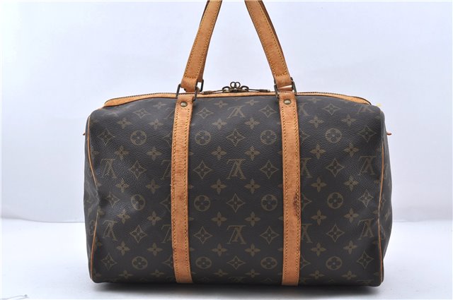 Authentic LOUIS VUITTON Monogram Sac Souple 35 Hand Boston Bag M41626 LV 5379C