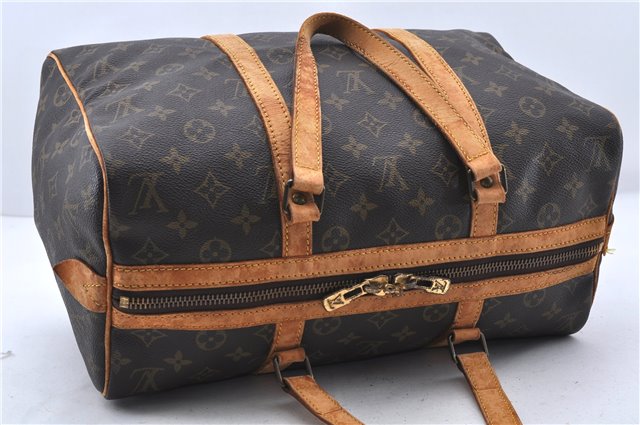 Authentic LOUIS VUITTON Monogram Sac Souple 35 Hand Boston Bag M41626 LV 5379C