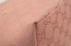 Authentic GUCCI Shoulder Hand Bag Purse GG Canvas Leather 0013386 Pink 5379I