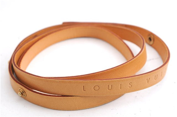 Auth Louis Vuitton Leather Shoulder Strap For Florentine S Beige 40.6" LV 5380E