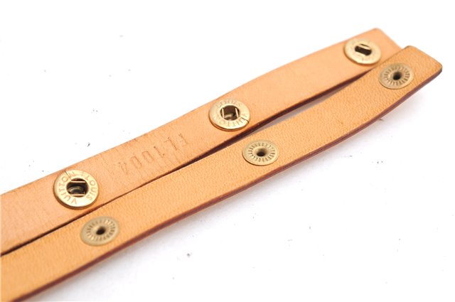 Auth Louis Vuitton Leather Shoulder Strap For Florentine S Beige 40.6