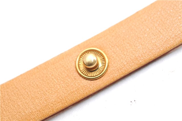 Auth Louis Vuitton Leather Shoulder Strap For Florentine S Beige 40.6