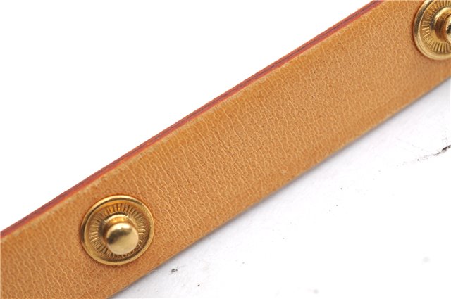 Auth Louis Vuitton Leather Shoulder Strap For Florentine S Beige 40.6