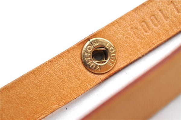 Auth Louis Vuitton Leather Shoulder Strap For Florentine S Beige 40.6" LV 5380E