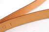 Auth Louis Vuitton Leather Shoulder Strap For Florentine S Beige 40.6" LV 5380E
