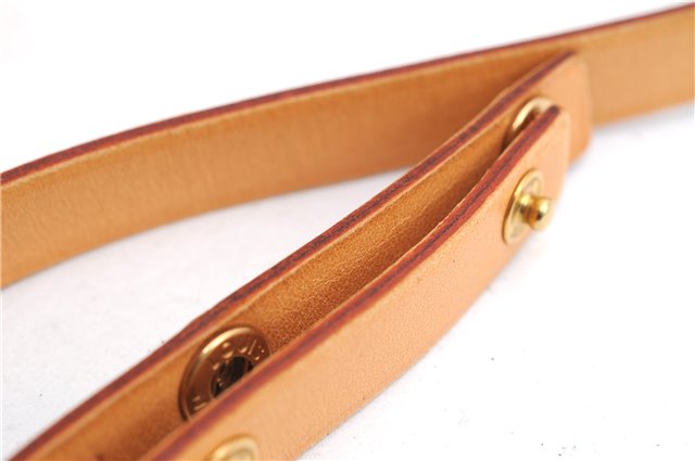 Auth Louis Vuitton Leather Shoulder Strap For Florentine S Beige 40.6