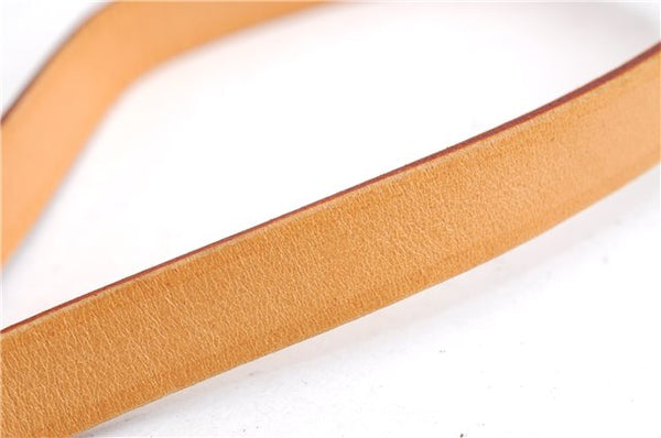 Auth Louis Vuitton Leather Shoulder Strap For Florentine S Beige 40.6" LV 5380E